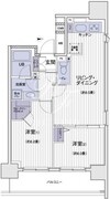 エスティメゾン大島 1114 間取り図