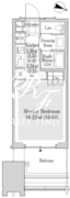 ラ・トゥール新宿アネックス 706 間取り図