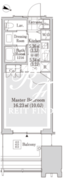 ラ・トゥール新宿アネックス 805 間取り図