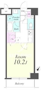 クレシェンテ月島 308 間取り図