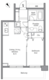 レジディア赤坂 105 間取り図