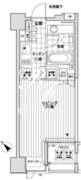 カスタリア銀座 303 間取り図