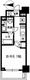 レジディア新宿イースト3 602 間取り図