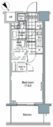 パークハビオ赤坂 702 間取り図 ?>