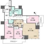 ザ・パークハウス三田タワー 611 間取り図 ?>
