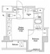 ザ・パークハビオSOHO市谷左内町 313 間取り図
