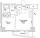 ザ・パークハビオSOHO市谷左内町 214 間取り図