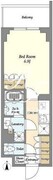 ドゥーエ亀戸 1205 間取り図 ?>