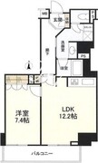 フィールA渋谷 601 間取り図