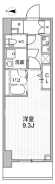 ザ・パームス熊野前 502 間取り図