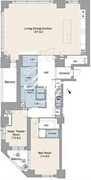 プレステージレジデンス白金台 201 間取り図
