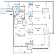 パークタワー西新宿 2011 間取り図