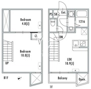 グランパセオ下北沢3 101 間取り図