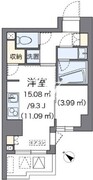 ラヴィエ銀座東 803 間取り図