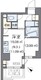 ラヴィエ銀座東 803 間取り図