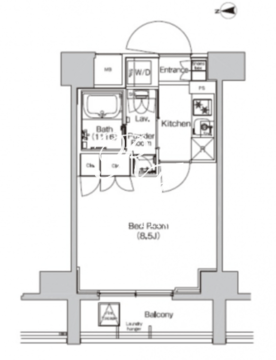 プラウドフラット外神田 907 間取り図