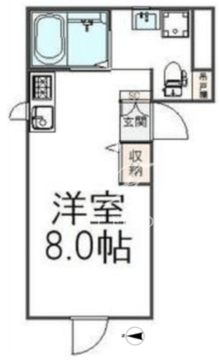 コフレ中野 101 間取り図