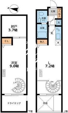カッシア目黒 112 間取り図