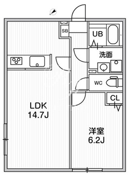 T's Cuoreお花茶屋 101 間取り図