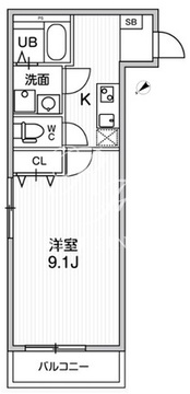 T's Cuoreお花茶屋 301 間取り図