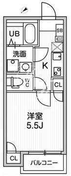 T's Cuoreお花茶屋 302 間取り図