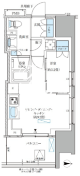パークアクシス西大島コンフォートスクエア 626 間取り図