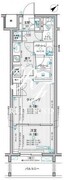 ミリアレジデンス東池袋 1106 間取り図