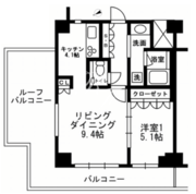 アーバンパーク代官山 2-605 間取り図