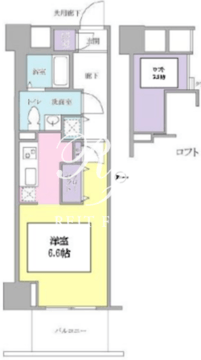 キーヌ・ブラン 320 間取り図