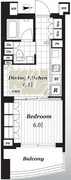 ザ・コノエ代官山 5階31.74㎡ 間取り図