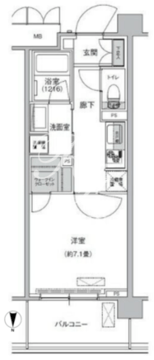 リージア経堂テラスガーデン 527 間取り図