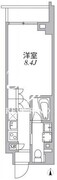 アジールコート麻布十番 503 間取り図