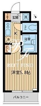 ザ・パーククロス市ヶ谷 105 間取り図