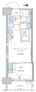 パークアクシス池袋イースト 405 間取り図