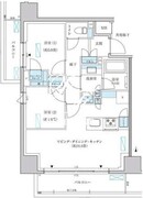 パークアクシス池袋イースト 1102 間取り図