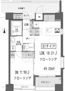 ガーデン蒲田 1001 間取り図