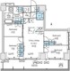 ロイヤルパークス赤羽ノース 651 間取り図