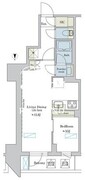 ブリリアイスト浅草 1003 間取り図