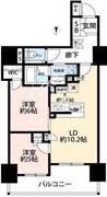 ザ・パークハウス市ヶ谷 609 間取り図