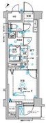 ディップス西新井 306 間取り図