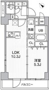 エスレジデンス目黒大岡山ブレサ 304 間取り図