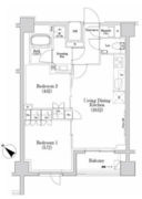 ザ・パークハビオSOHO市谷左内町 216 間取り図