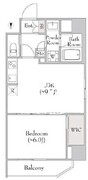 ルミークアン北上野 803 間取り図
