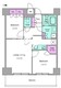 レジディア杉並方南町 502 間取り図
