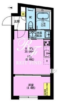 アドレアーバン大森町 203 間取り図