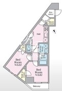 アイルグランデ押上ノース 606 間取り図