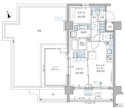 パークアクシス文京本郷 617 間取り図