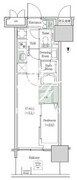 ブルックサイドレジデンス木場 627 間取り図