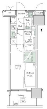 ブルックサイドレジデンス木場 627 間取り図