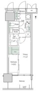 ブルックサイドレジデンス木場 628 間取り図